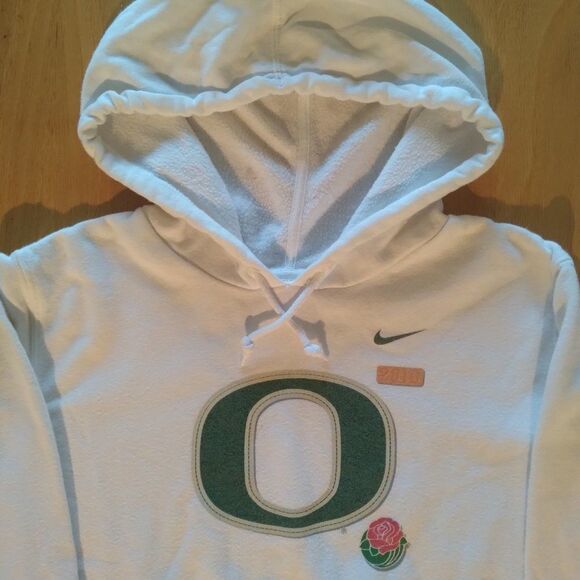 Nike Oregon Ducks Rose Bowl 2010 Pullover Hoodie Sweatshirt - Picture 1 of 8